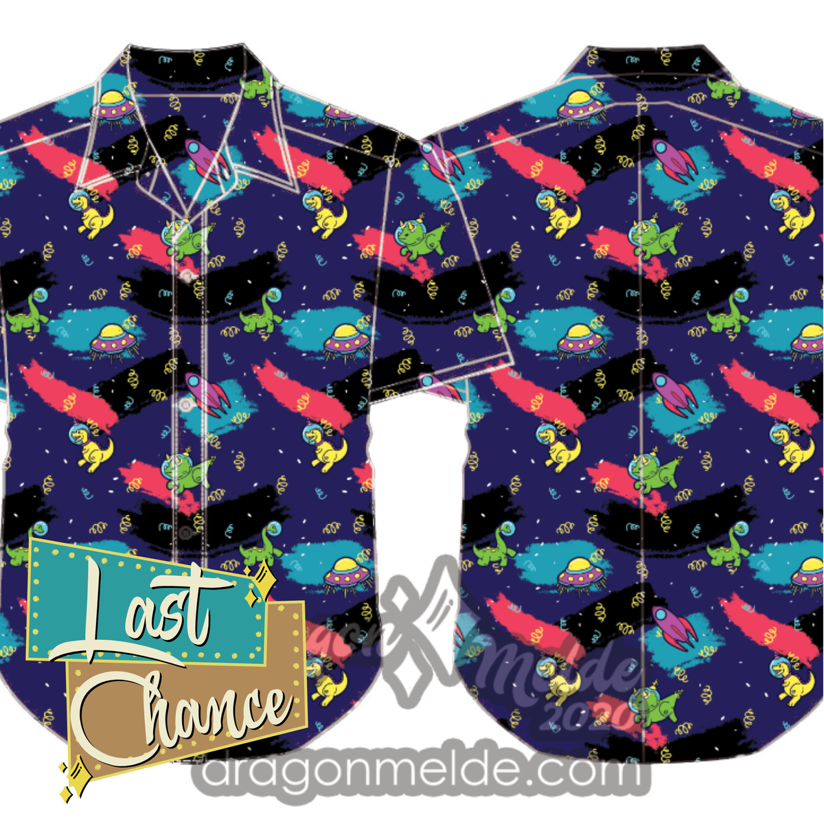 Space Dinos "Dad Shirt"