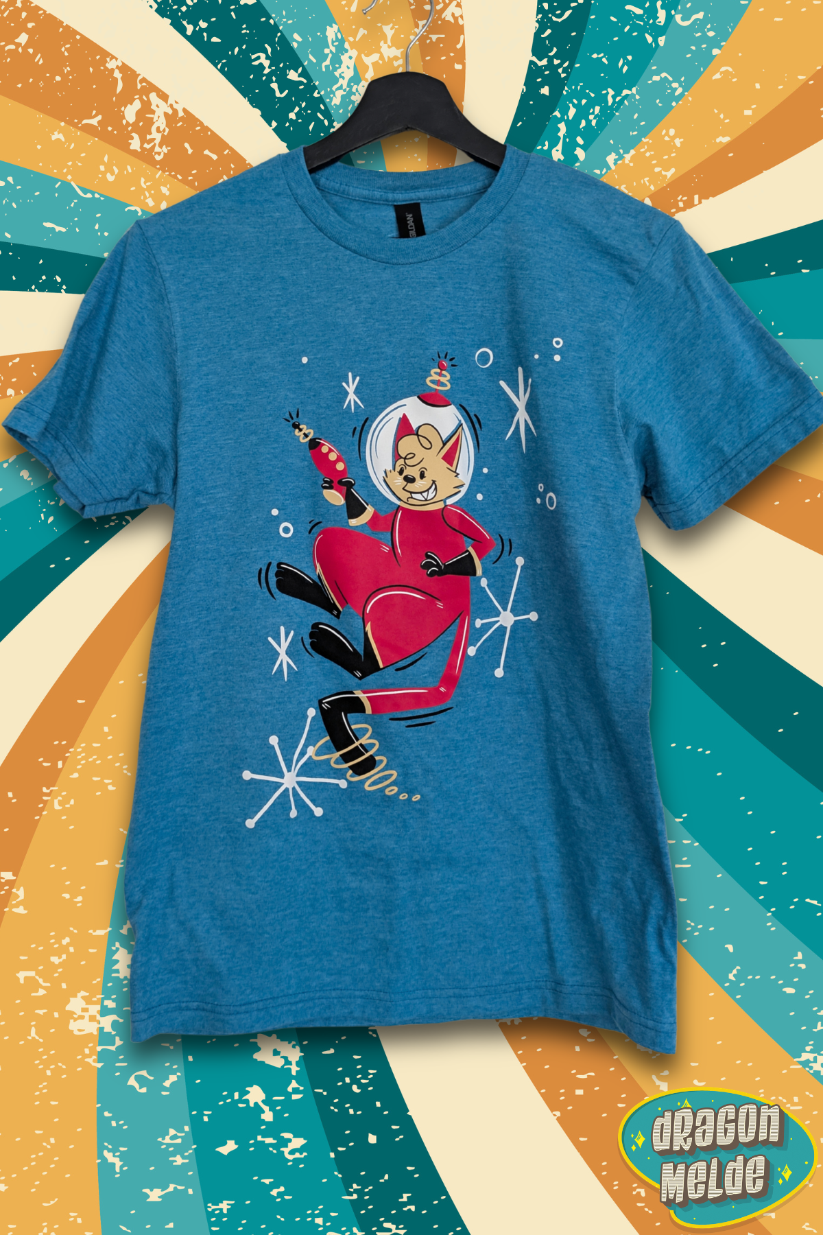 Retro Space Cat Shirt