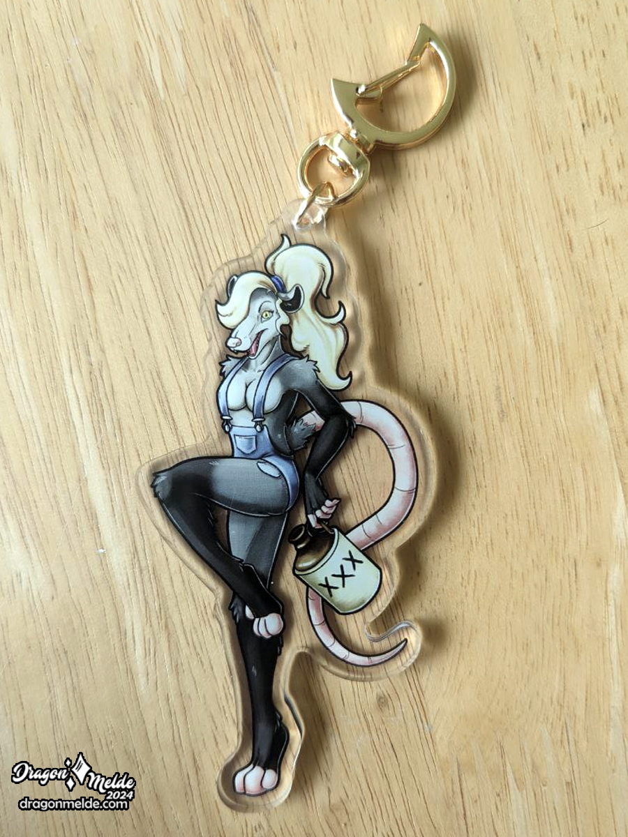 Molly Moonshine Acrylic Keychain