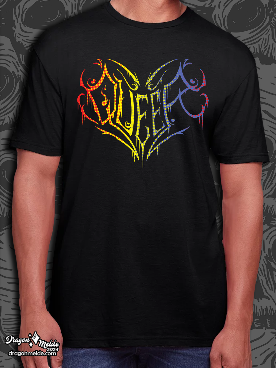 Queer Rainbow Metal Shirt