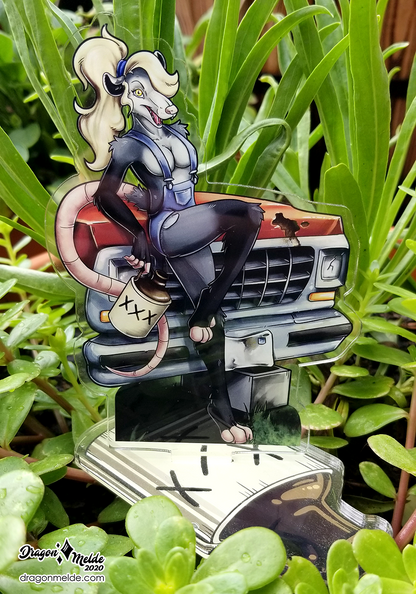 Moonshine Babe Acrylic Standee