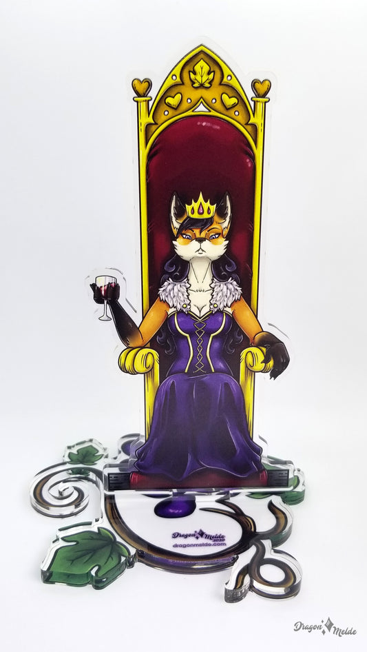 Merlot Babe Acrylic Standee